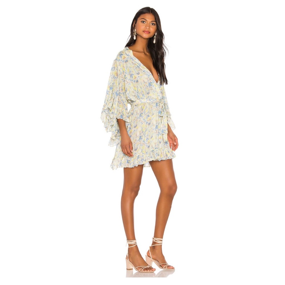 Mes Demoiselles Yellow Floral Mini Dress - Picture 2 of 6